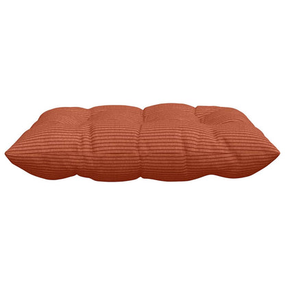 Sitzkissen 4 pcs Rot-Orange 40 x 40 x 6 cm Cordstoff