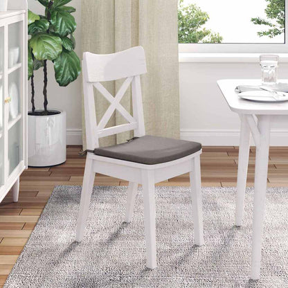 vidaXL Sitzkissen 4 pcs Taupe 40 x 40 x 3 cm Stoff