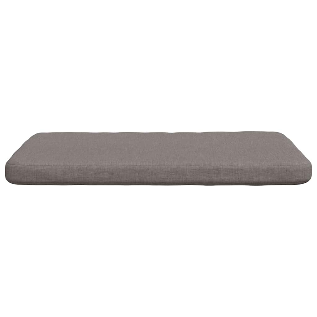 vidaXL Sitzkissen 4 pcs Taupe 40 x 40 x 3 cm Stoff