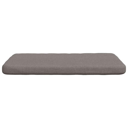 vidaXL Sitzkissen 4 pcs Taupe 40 x 40 x 3 cm Stoff