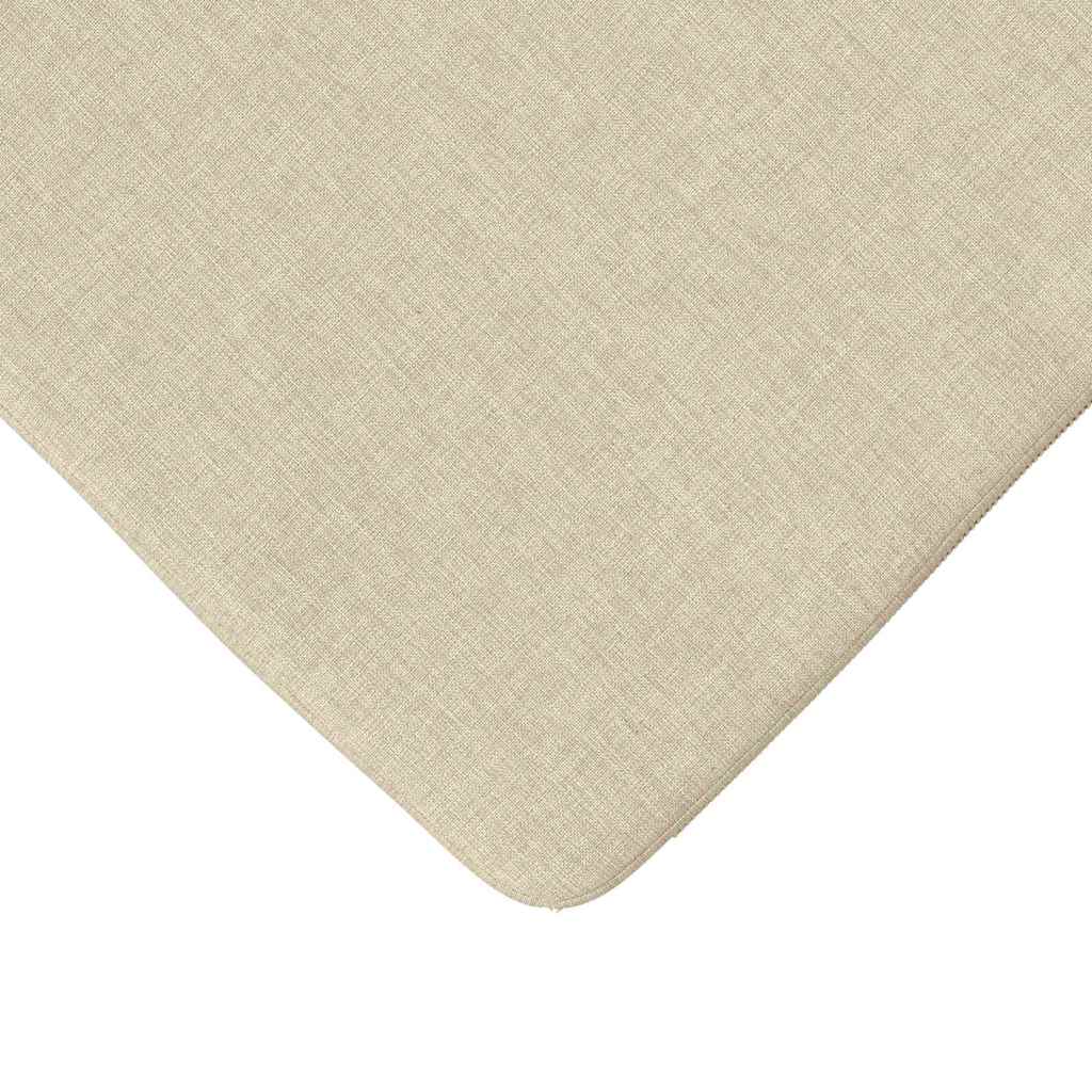 vidaXL Sitzkissen 4 pcs Creme 40 x 40 x 3 cm Stoff