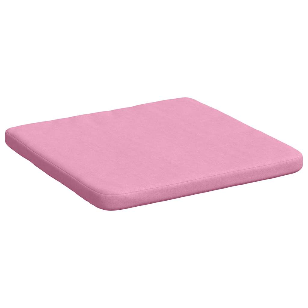 vidaXL Sitzkissen 4 Stück Rosa 40 x 40 x 3 cm Stoff