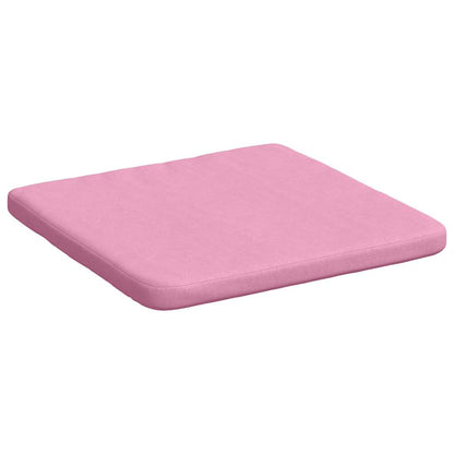 vidaXL Sitzkissen 4 Stück Rosa 40 x 40 x 3 cm Stoff