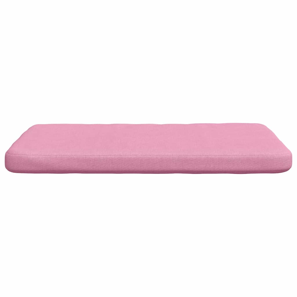 vidaXL Sitzkissen 4 Stück Rosa 40 x 40 x 3 cm Stoff