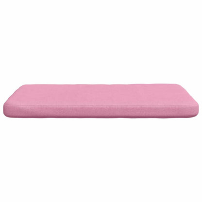 vidaXL Sitzkissen 4 Stück Rosa 40 x 40 x 3 cm Stoff