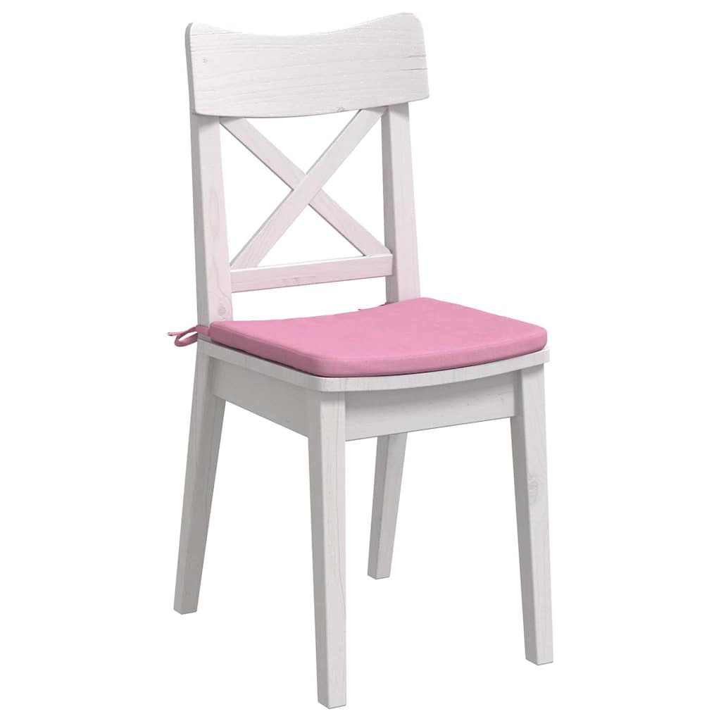 vidaXL Sitzkissen 4 Stück Rosa 40 x 40 x 3 cm Stoff