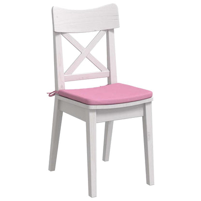 vidaXL Sitzkissen 4 Stück Rosa 40 x 40 x 3 cm Stoff
