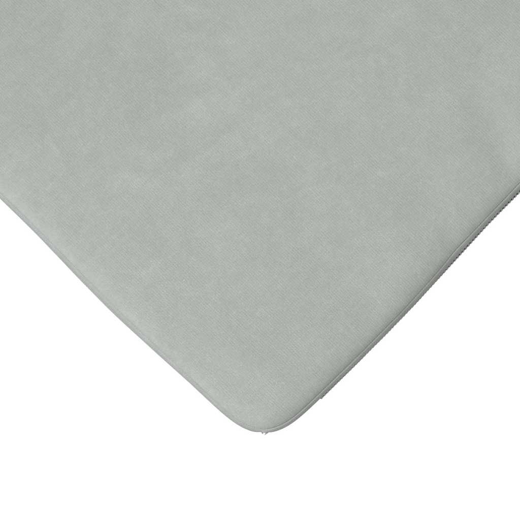 vidaXL Sitzkissen 4 pcs Hellgrau 40 x 40 x 3 cm Samt
