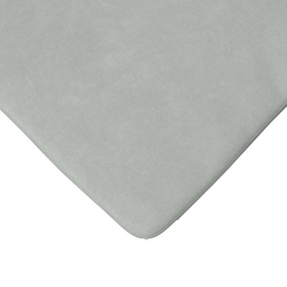 vidaXL Sitzkissen 4 pcs Hellgrau 40 x 40 x 3 cm Samt