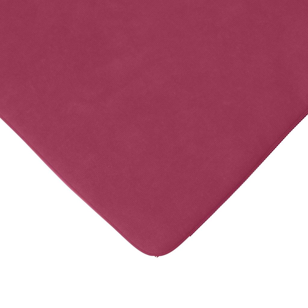 vidaXL Sitzkissen 4 pcs Weinrot 40 x 40 x 3 cm Samt