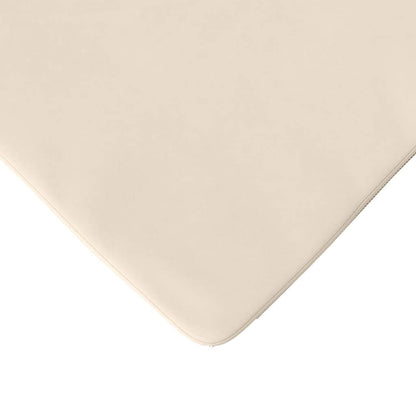 vidaXL Sitzkissen 4 pcs Beige 40 x 40 x 3 cm Mikrofaserstoff