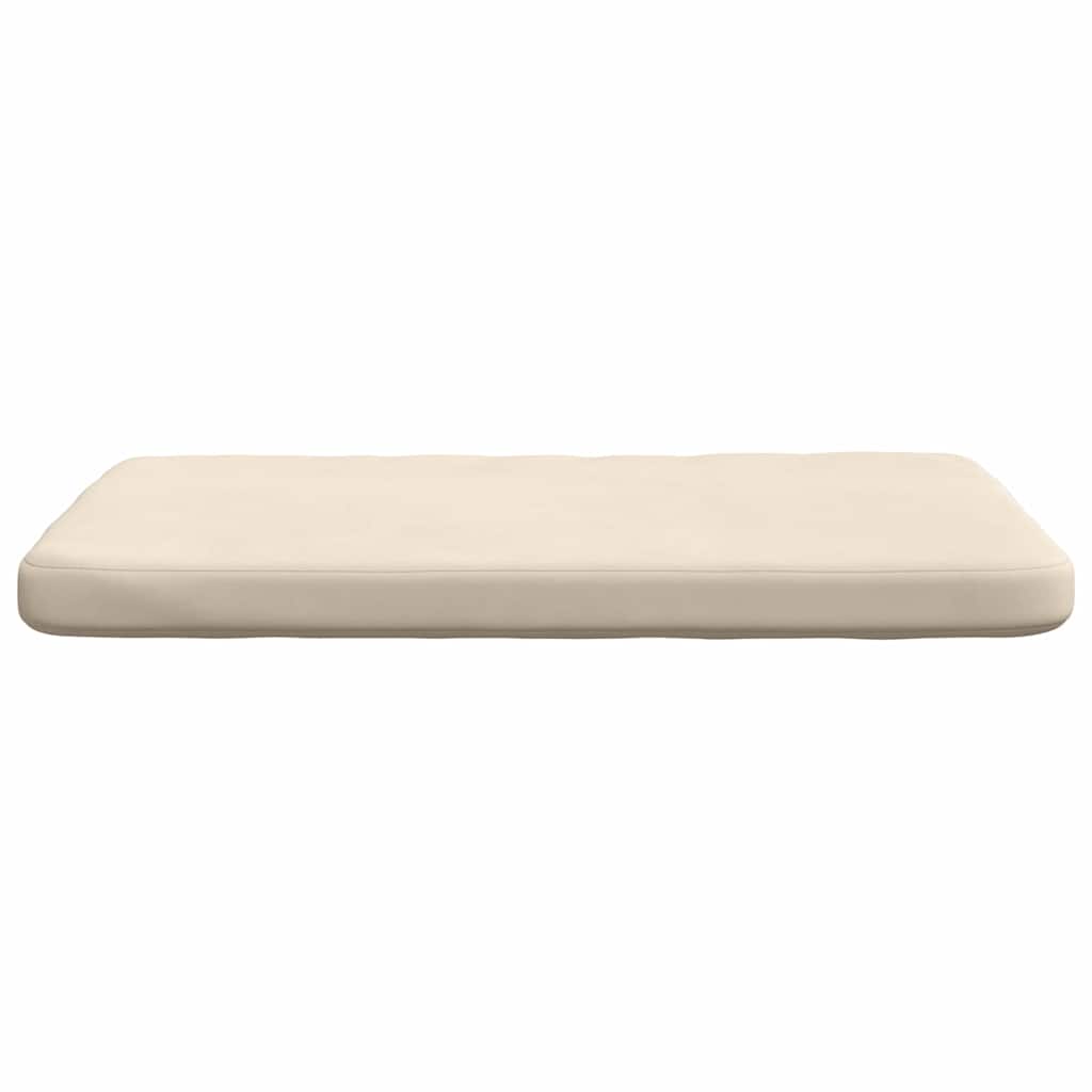 vidaXL Sitzkissen 4 pcs Beige 40 x 40 x 3 cm Mikrofaserstoff
