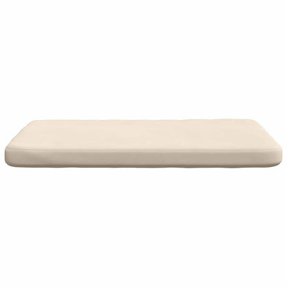 vidaXL Sitzkissen 4 pcs Beige 40 x 40 x 3 cm Mikrofaserstoff
