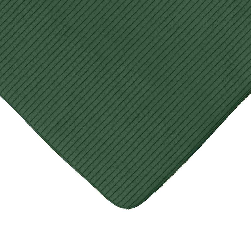 vidaXL Sitzkissen 4 pcs Dunkelgrün 40 x 40 x 3 cm Cordstoff