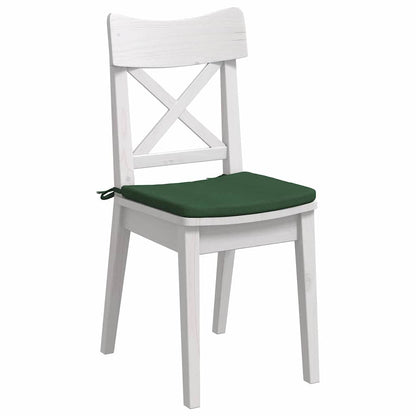 vidaXL Sitzkissen 4 pcs Dunkelgrün 40 x 40 x 3 cm Cordstoff