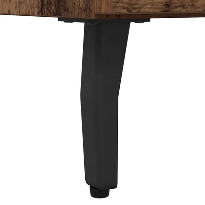 vidaXL Nachttisch 2 pcs Altholz 40 x 35 x 47,5 cm Holzwerkstoff
