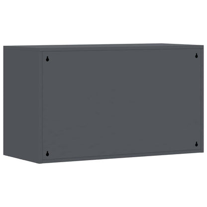 vidaXL Wandschrank für die Garage mit Gasdrucklift-Tür Anthrazit