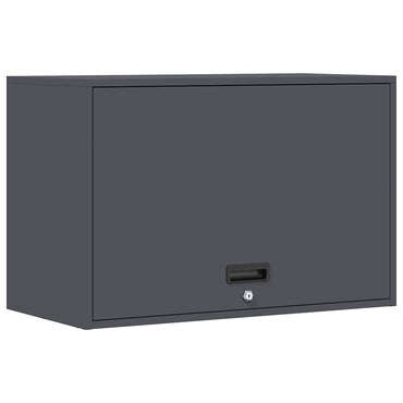 vidaXL Wandschrank für die Garage mit Gasdrucklift-Tür Anthrazit