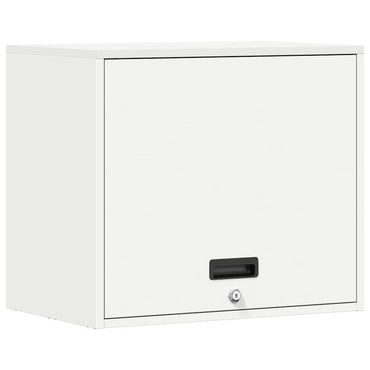 vidaXL Wandschrank für die Garage mit Gasdrucklift-Tür Weiß