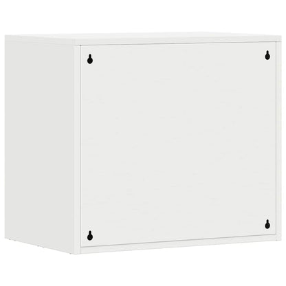 vidaXL Wandschrank für die Garage mit Gasdrucklift-Tür Weiß