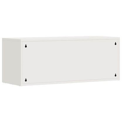 vidaXL Wandschrank für die Garage mit Gasdrucklift-Tür Weiß