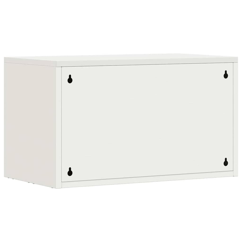 vidaXL Wandschrank für die Garage mit Gasdrucklift-Tür Weiß