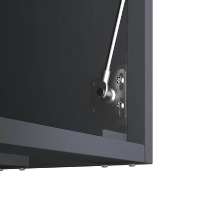 Wandschrank für die Garage mit Gasdrucklift-Tür Anthrazit