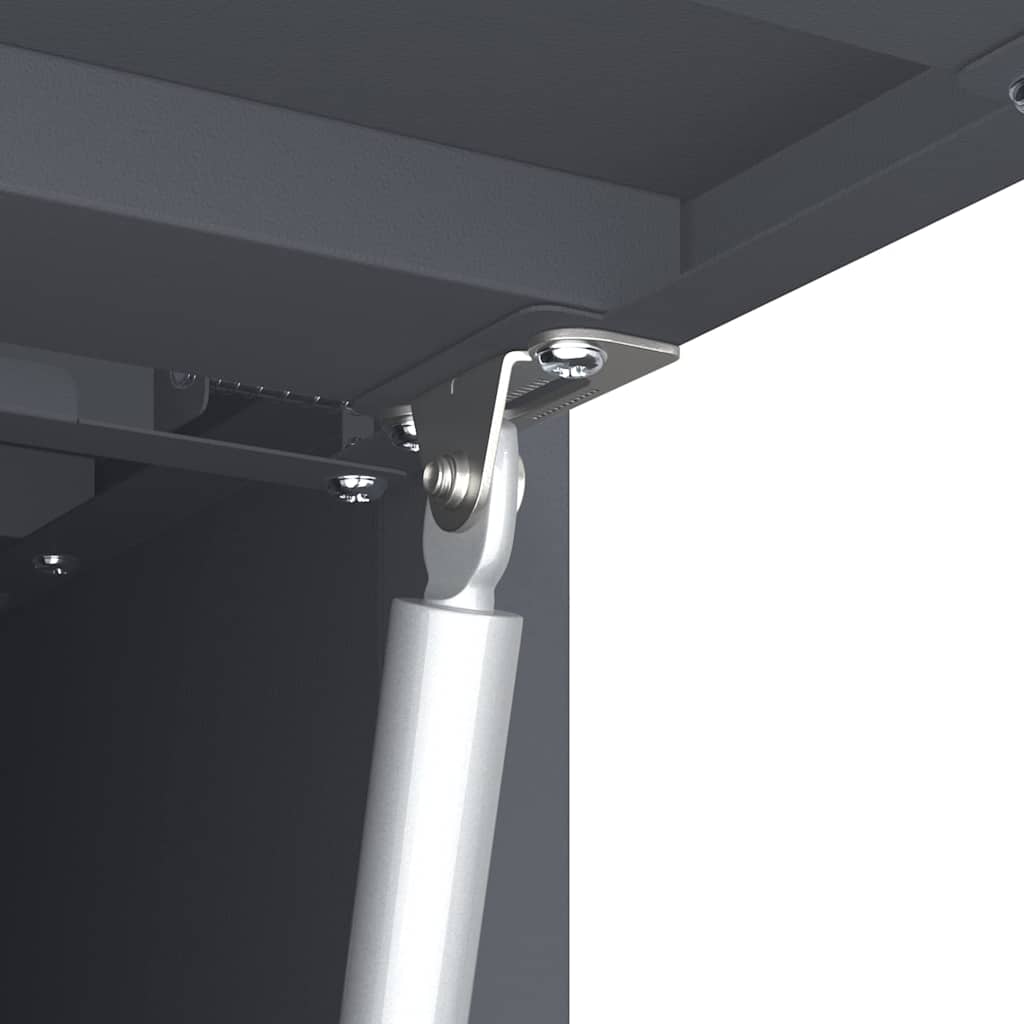 Wandschrank für die Garage mit Gasdrucklift-Tür Anthrazit