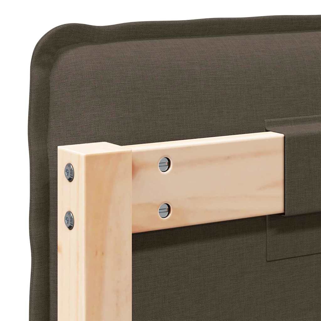 Gepolstertes Kopfteil Natürlich und Hellgrau 180 cm