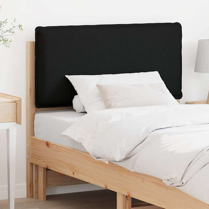 vidaXL Gepolstertes Kopfteil mit Kopfteil Natürlich und Schwarz 80 cm