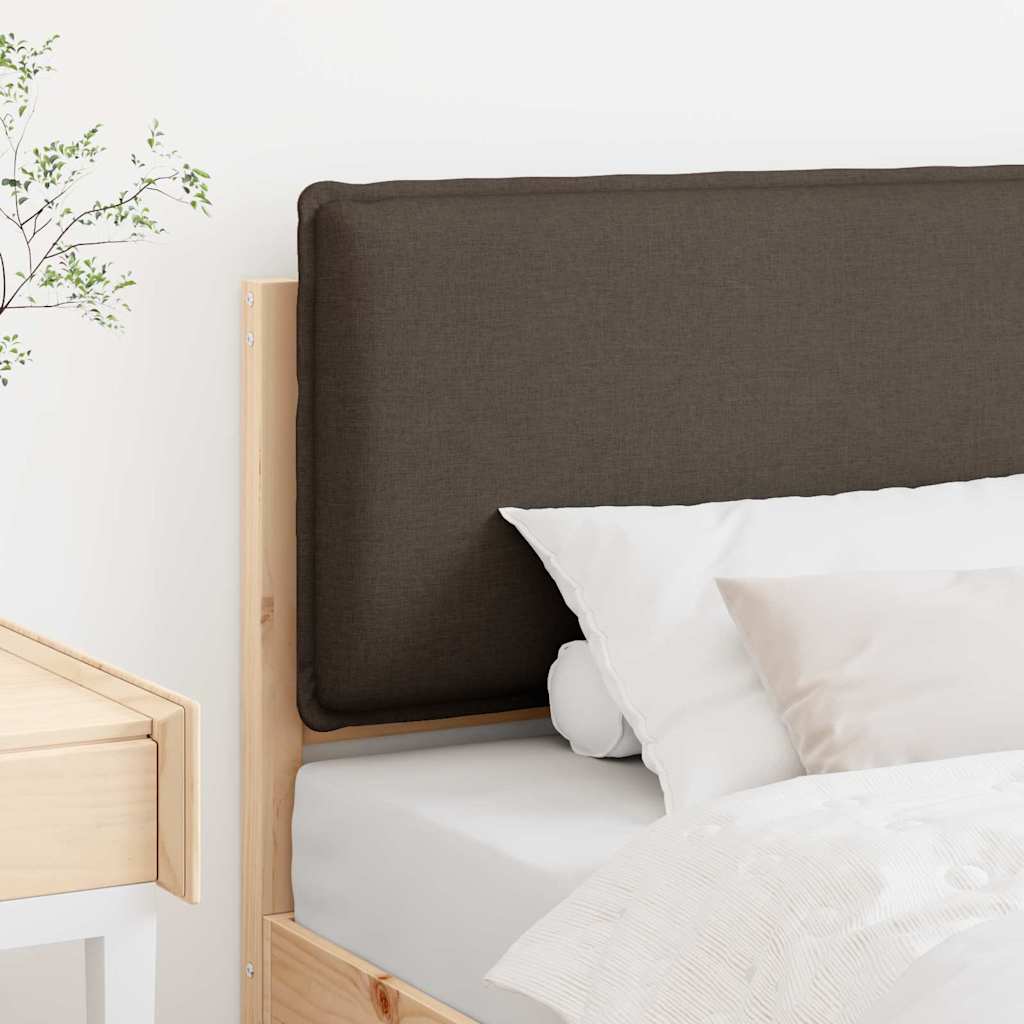 vidaXL Gepolstertes Kopfteil mit Kopfteil Natürlich und Hellgrau 80 cm