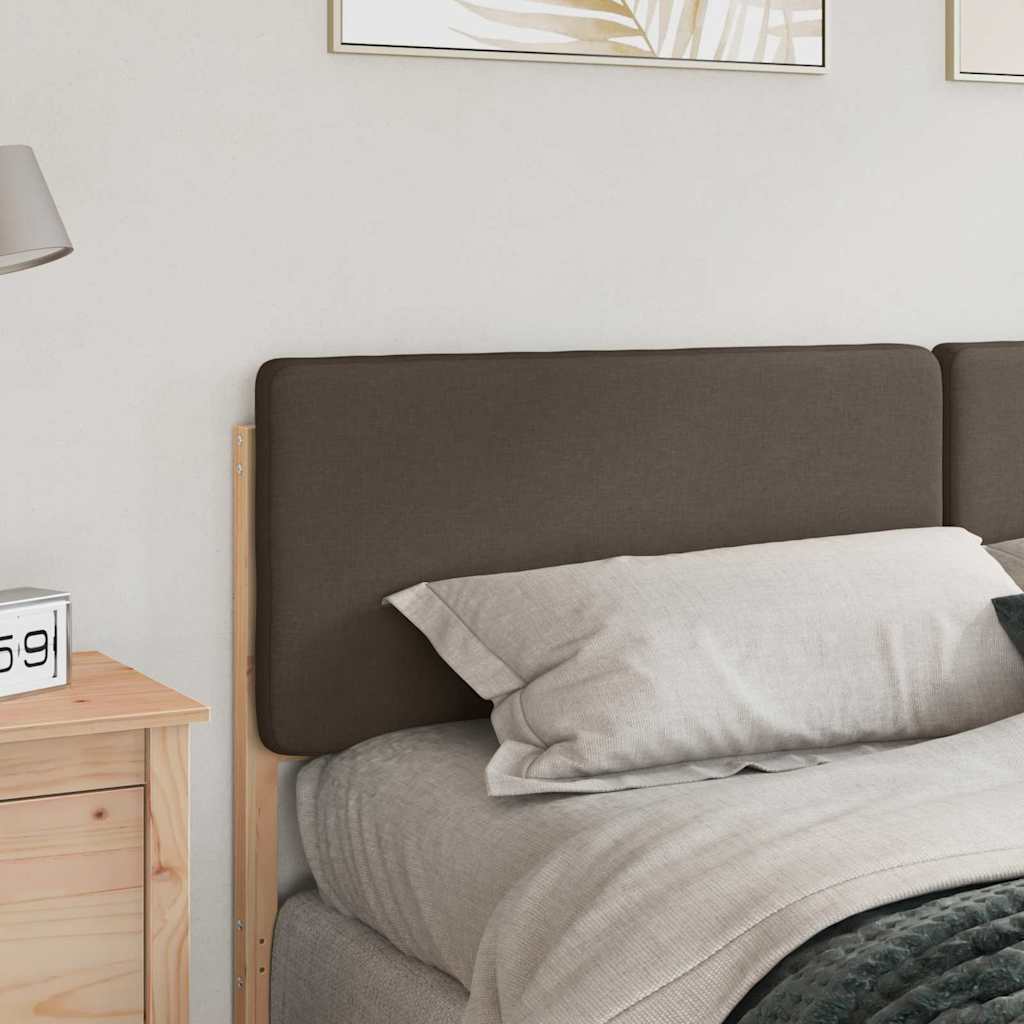vidaXL Gepolstertes Kopfteil mit Kopfteil Braun und Taupe 200 cm