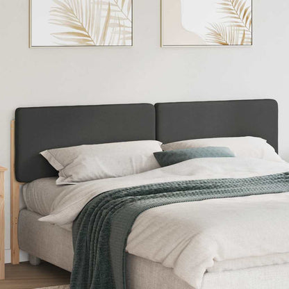 vidaXL Gepolstertes Kopfteil mit Kopfteil Braun und Dunkelgrau 180 cm