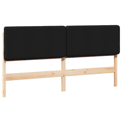vidaXL Gepolstertes Kopfteil mit Kopfteil Braun und Schwarz 180 cm