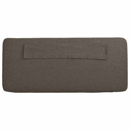 vidaXL Gepolstertes Kopfteil mit Kopfteil Braun und Taupe 160 cm
