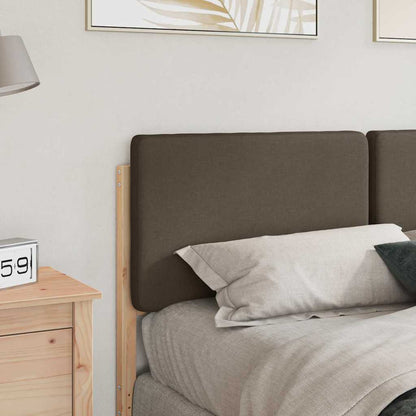 vidaXL Gepolstertes Kopfteil mit Kopfteil Braun und Taupe 160 cm