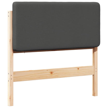 Gepolstertes Kopfteil mit Kopfteil Braun und Dunkelgrau 100 cm