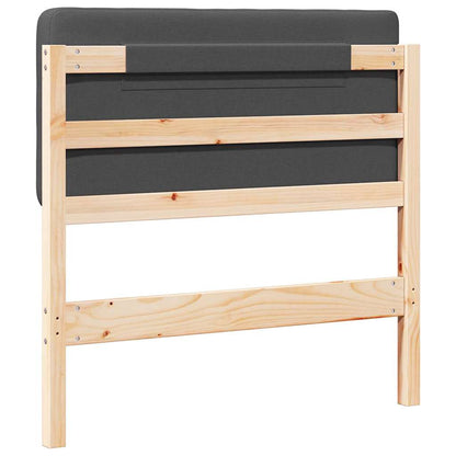 Gepolstertes Kopfteil mit Kopfteil Braun und Dunkelgrau 100 cm