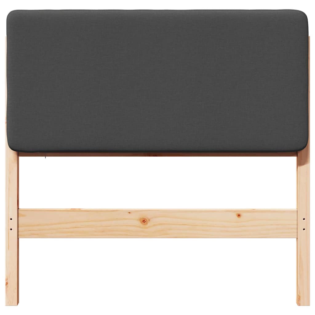 Gepolstertes Kopfteil mit Kopfteil Braun und Dunkelgrau 100 cm