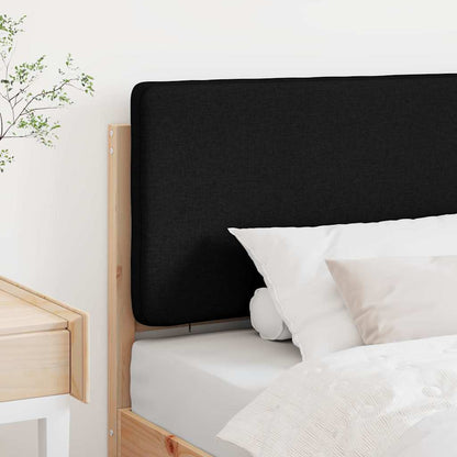 vidaXL Gepolstertes Kopfteil mit Kopfteil Braun und Schwarz 90 cm