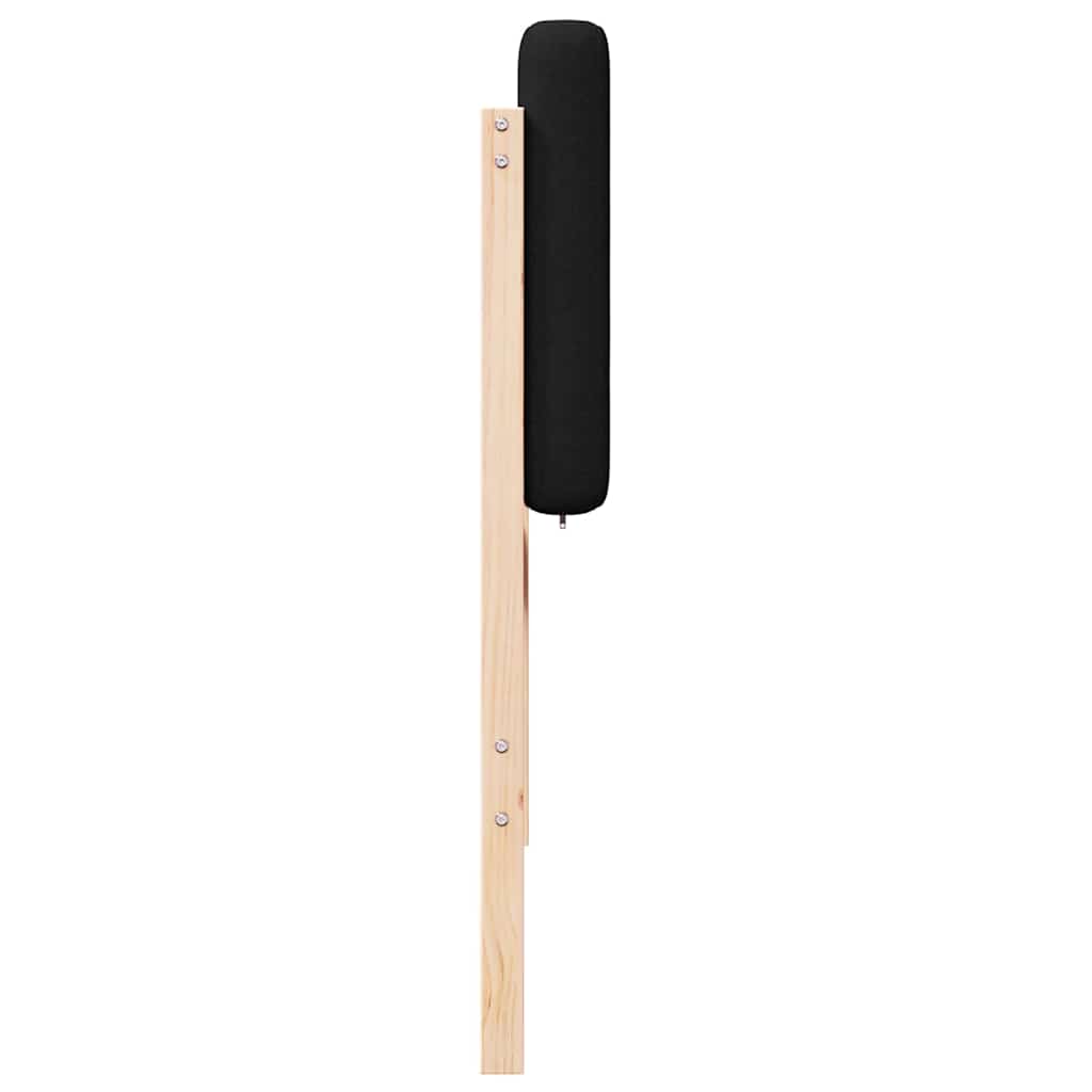 vidaXL Gepolstertes Kopfteil mit Kopfteil Braun und Schwarz 80 cm