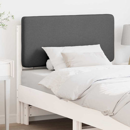vidaXL Gepolstertes Kopfteil mit Kopfteil Weiß und Hellgrau 80 cm