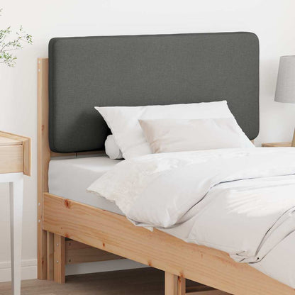 vidaXL Gepolstertes Kopfteil mit Kopfteil Braun und Hellgrau 75 cm