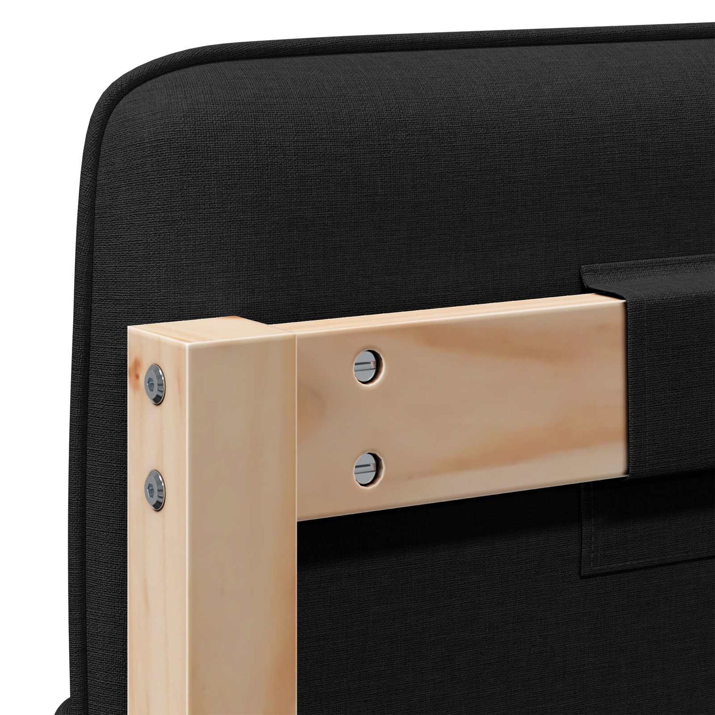 Gepolstertes Kopfteil mit Kopfteil Braun und Schwarz 180 cm