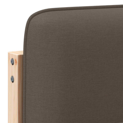 vidaXL Gepolstertes Kopfteil mit Kopfteil Braun und Taupe 180 cm