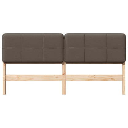 vidaXL Gepolstertes Kopfteil mit Kopfteil Braun und Taupe 180 cm
