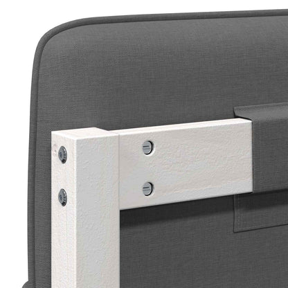 Gepolstertes Kopfteil mit Kopfteil Weiß und Hellgrau 180 cm