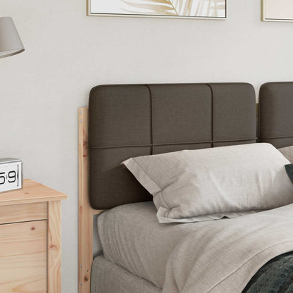 vidaXL Gepolstertes Kopfteil mit Kopfteil Braun und Taupe 160 cm