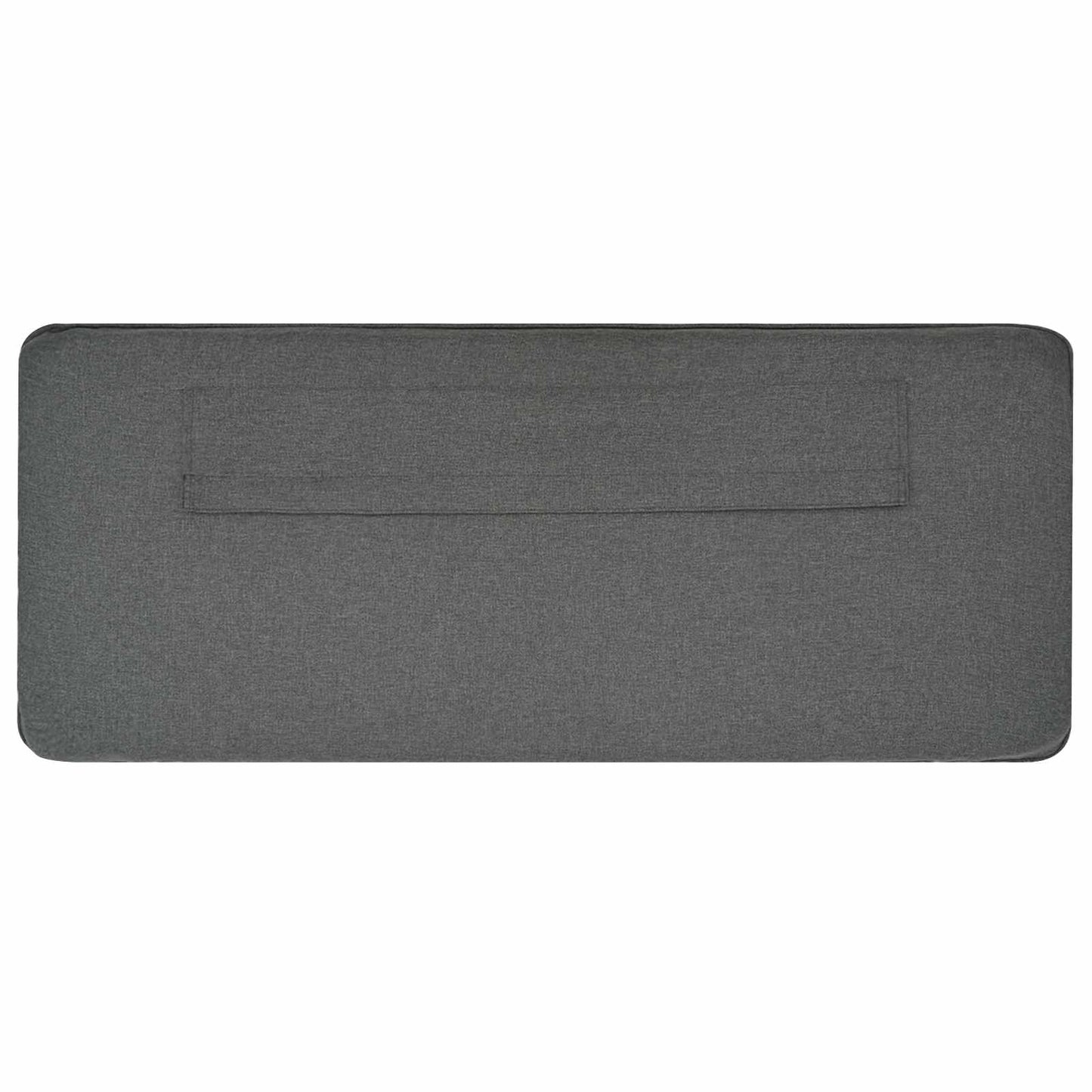 Gepolstertes Kopfteil mit Kopfteil Braun und Hellgrau 120 cm