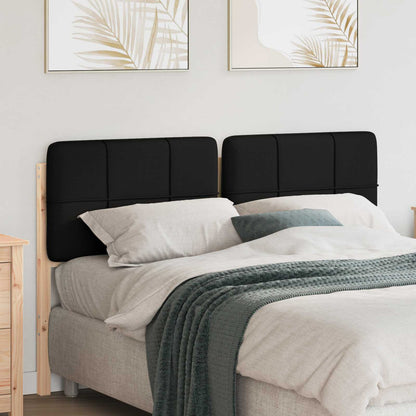 vidaXL Gepolstertes Kopfteil mit Kopfteil Braun und Schwarz 120 cm